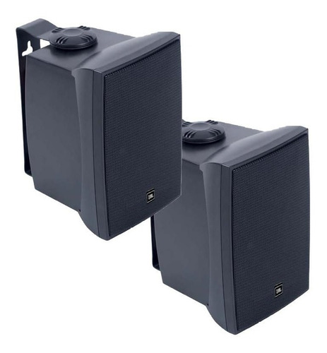 Par De Caixas Som Ambiente Jbl C321 Preta 60w 