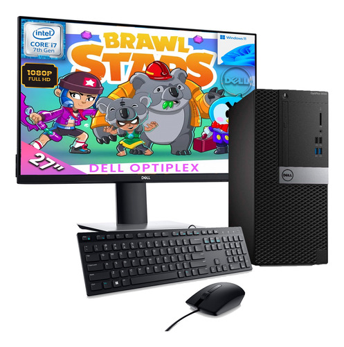 Equipo Pc Dell Optiplex 27 Core I7 7th 16gb Ram 512gb Ssd (Reacondicionado)