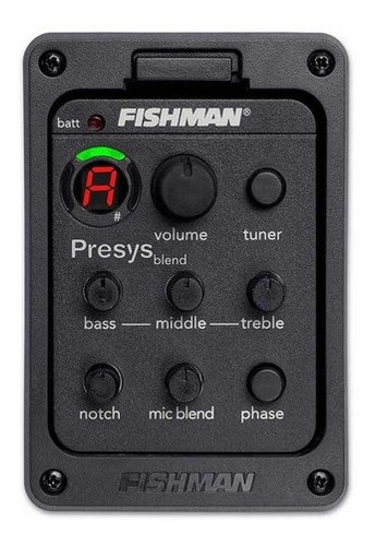 Preamplificador Fishman Presys Blend301 Ecualizador Guitarra