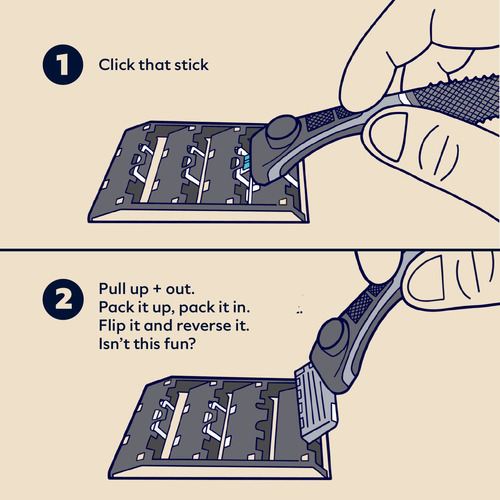 Dollar Shave Club Paquete De Afeitado Corporal | Ideal Para