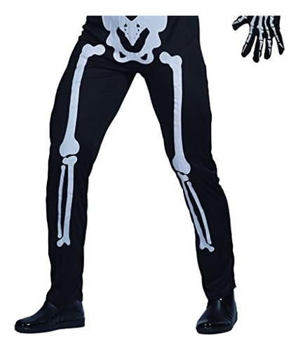 Fantastcostumes Disfraz De Esqueleto Para Hombre, Disfraz De
