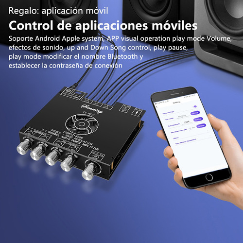 Adaptador Bluetooth Para Estereo Casa 2.1canales 220wx2+350w
