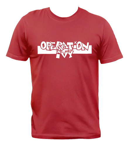 Remera Operation Ivy Ska Punk Logo Algodón Premium