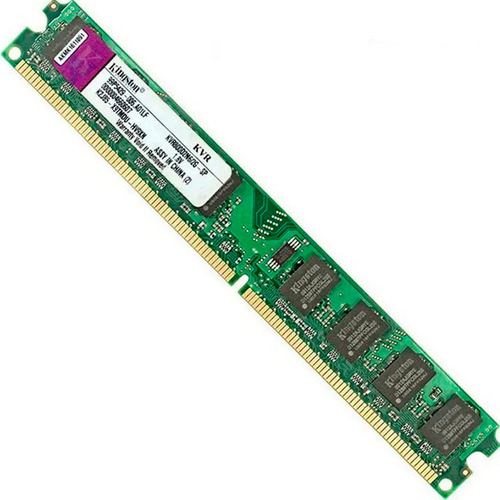 Memória Ram Valueram Color Verde 2gb 1 Kingston Kvr667d2n5/2g