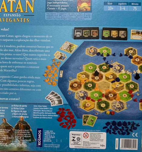 Imagem 3 de 3 de Jogo Catan Expansao Navegantes - Devir - Bonellihq R20