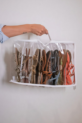 Organizador de colmenas cerrado blanco, tamaño M, 30 x 45 x 12 cm