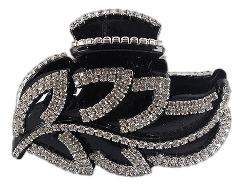 Numblartd Elegantes Hojas Pedreria Gran Pinza De Pelo Elega