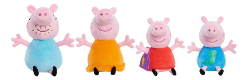 Juego De Peluche   Pig Y Familia Exclusivo