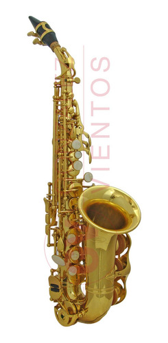 Saxo Soprano Curvo Lincoln Lcss-656 Deluxe