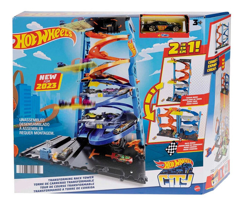 Hot Wheels City Torre De Carreras Mattel