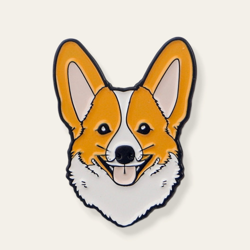 Pin / Broche Metálico Perros Kawaii / Razas / Mascotas Corgi A Perros