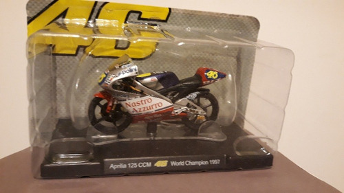 Moto Aprilia 125  1 18 11cm  Colección  Valentino Rossi 1997