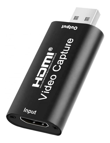 Imagen 1 de 3 de Capturadora De Video Hdmi Usb 1080