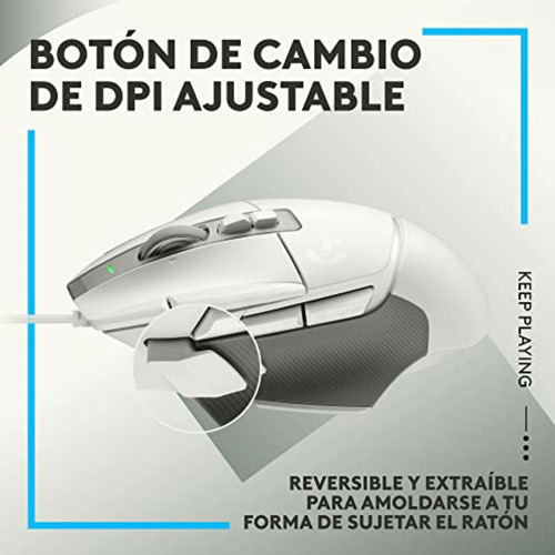 Logitech G502 X Mouse Con Cable Para Gaming Interruptores