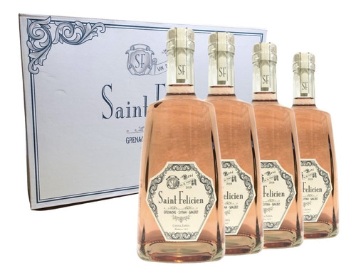Vino Saint Felicien Rosé Caja X 4 X 750ml - Vin De Printemps