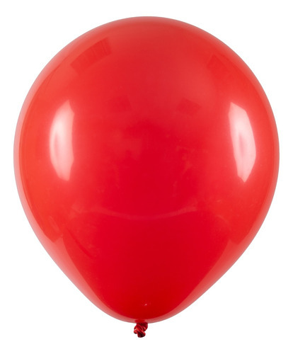 Balão bexiga redondo 9 vermelho 50 unidades Art Latex