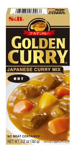 S&b Golden Curry Hot ( Picante ) 92g Importado De Japón