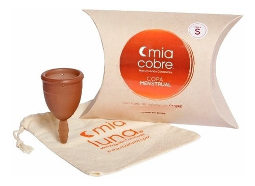 Copa Menstrual Miacobre Mialuna. Nanotec Cobre.