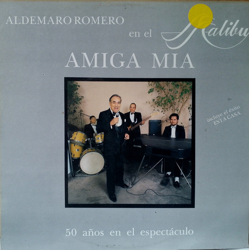 Disco Lp - Aldemaro Romero / En El Malibu Amiga Mia. Album