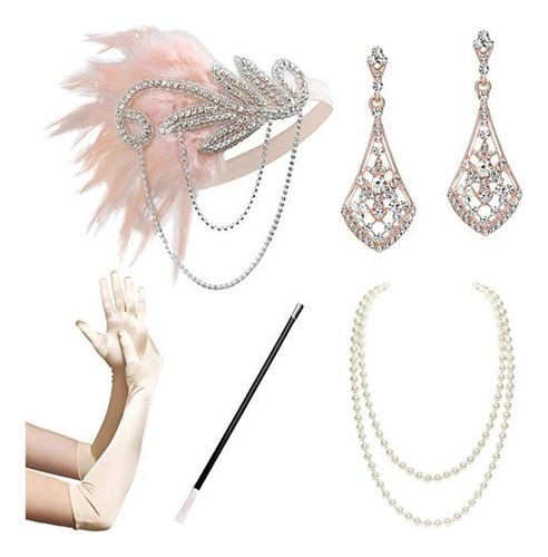 (f) Accesorios Para Disfraz De Gatsby De Los Años 20 Para Mu