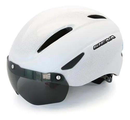 Casco Bicicleta Adulto Con Lente Desmontable