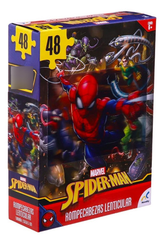 Rompecabezas Lenticular 3d 48 Piezas-spiderman