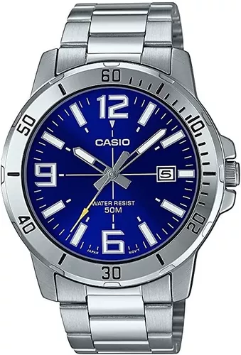 Reloj Casio Hombre Mtp-vd01d-2bvcf Acero Inoxidable Original