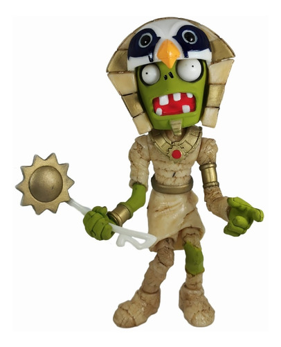 Plantas Vs Zombies Figura Zombie Faraon Luz Led 25cm