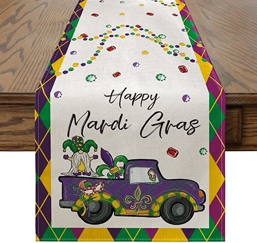 Artoid Mode Happy Mardi Gras - Camino De Mesa Para C