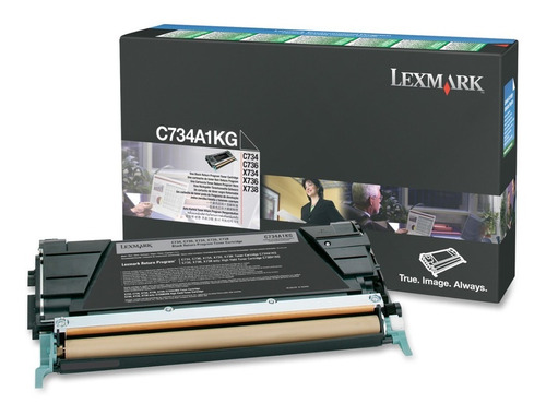 Toner Original Lexmark C73/x73 Black-8k-c734a1kg-urucopy 