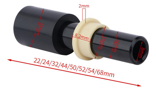 Buje Bicicleta Montaña Aluminio 22 Mm X 8 Mm