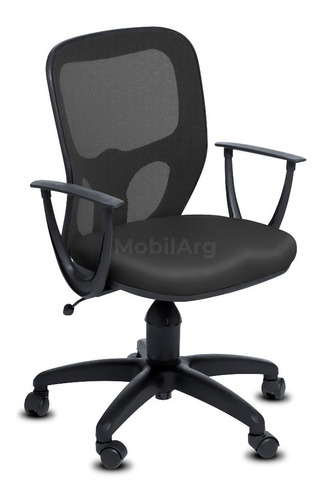 Sillón Oficina Ejecutivo Neumático Respaldo Red Mesh Reforzado India Asiento Espuma Inyectada - Garantia 12 Meses 