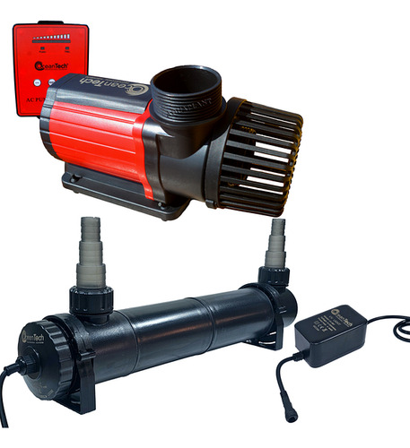 Filtro Uv 55w Com Bomba 12000 Lh Oceantech Para Lagos