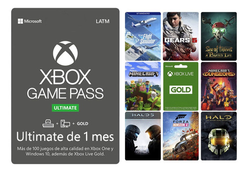 Xbox Game Pass Ultimate 1 Mes | Codigo