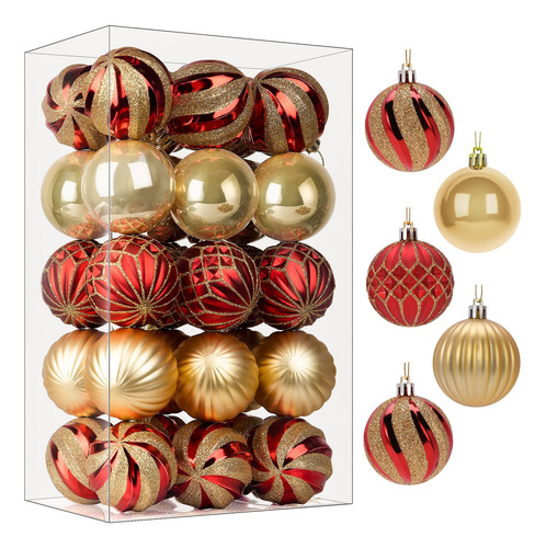 Bolas Navideñas 60mm Inastillables Decorativas Y Coloridas -