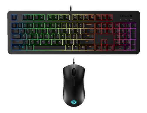 Imagen 1 de 6 de Combo Teclado Y Mouse Km300 Español Lenovo Legion Usb