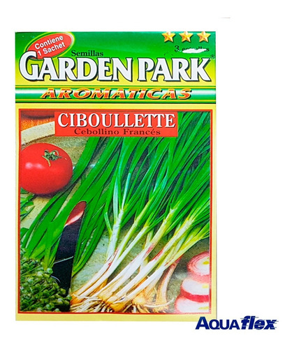 Imagen 2 de 7 de 100 Semillas Ciboullette Huerta Riego Aromaticas Aquaflex