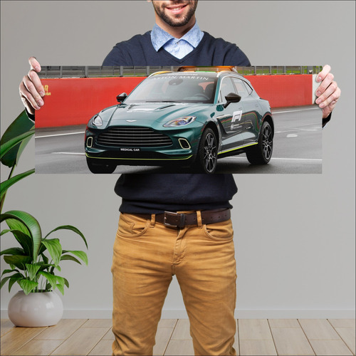 Cuadro 30x80cm Auto 2021 Aston Martin Dbx F1 Med 669