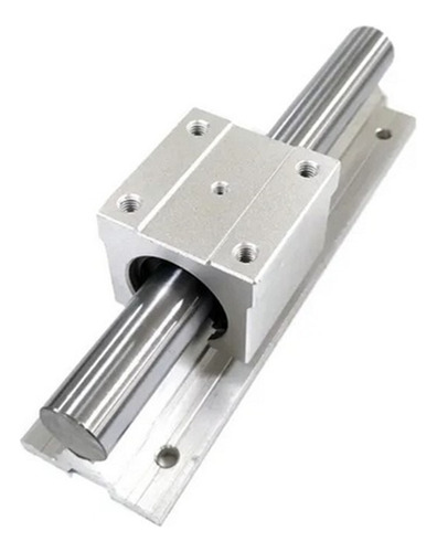 2 Eixos Suporte T Aluminio 12mm X 1000mm + 4 Pillow Block