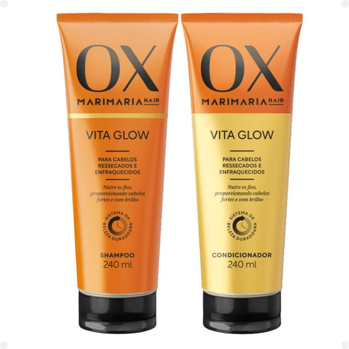 Kit Ox Mari Maria Hair Vita Glow Leave-in Menor Com 7
