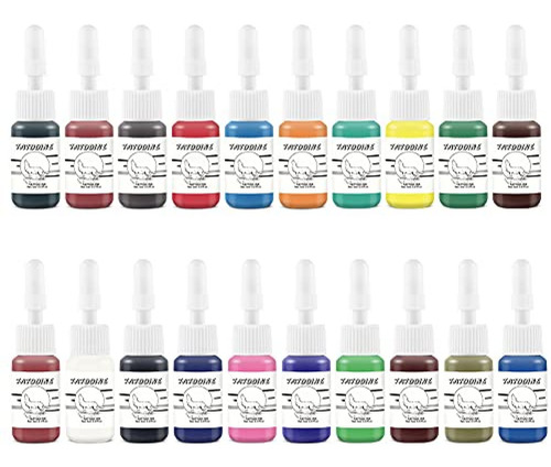 Tinta Para Tatuaje Tatooine Tattoo Ink Set 20 Colores Profes