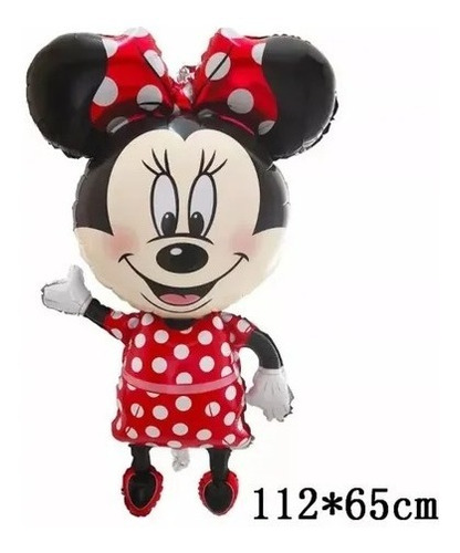 Globo Metalizado Minnie Mouse Grande 112cm