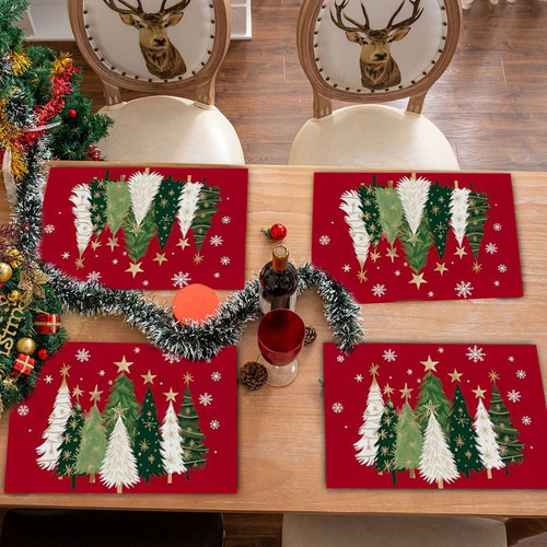 Mantel Individual Navideño Q Mantel De Mesa Christmas Home L