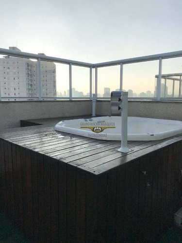 Imagem 8 de 30 de Cobertura Com 3 Dormitórios À Venda, 122 M² Por R$ 900.000,00 - Tatuapé - São Paulo/sp - Co0051