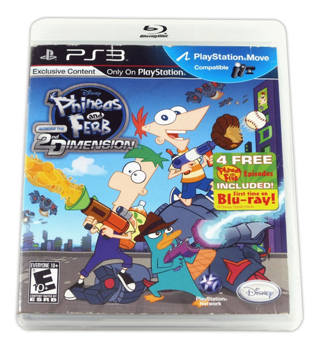 Phineas And Ferb Across 2nd Dimension Playstation 3 Ps3