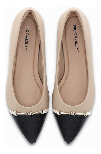 Zapato Mujer Negro/marfil Ana 629 Piccadilly