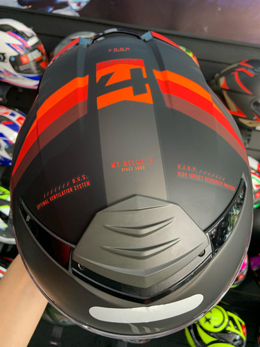 Capacete Mt Thunder 4 Ergo B15 Fosco Vermelho Nf Promoção