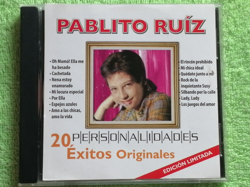 Eam Cd Pablo Ruiz Personalidades 20 Exitos Originales 2016