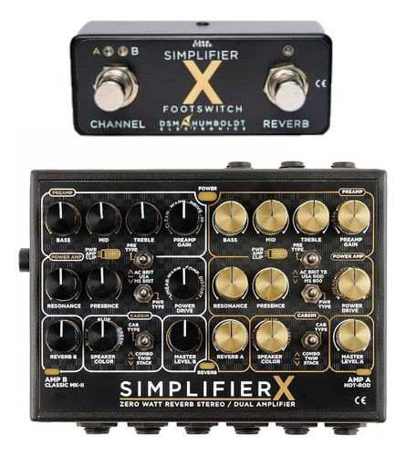 Pedal Preamp Dsm & Humboldt Simplifier X C/ Footswitch
