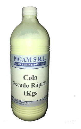 Cola Vinílica Secado Rápido-industrial-intemperie 1kg Pigam